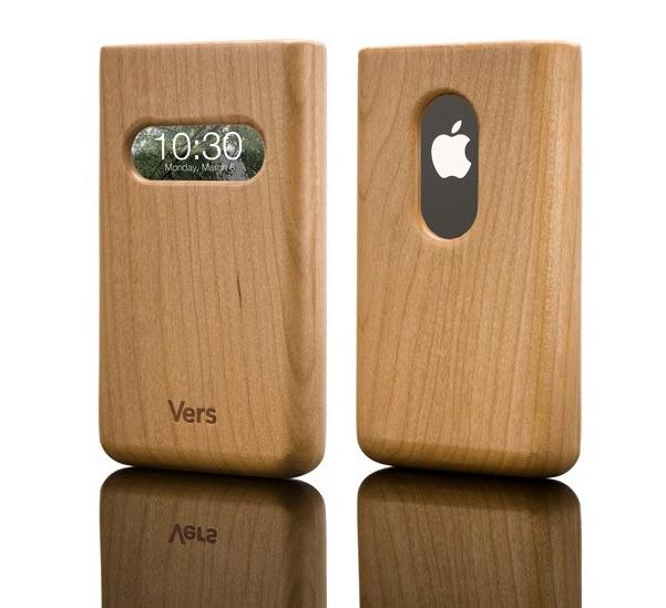 蘋果木質手機盒
